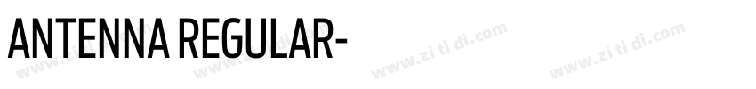 ANTENNA REGULAR字体转换